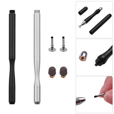 Fine Point 2 in 1 Precision Stylus Pens with Fiber Tip&Disc Tip Universal Capacitive TouchScreens Stylus Pen for Cellphone Tab
Fine Point 2 in 1 Precision Stylus Pens with Fiber Tip&Disc Tip Universal Capacitive TouchScreens Stylus Pen for Cellphone Tab
