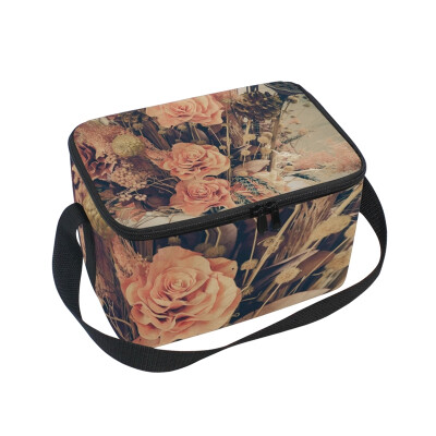 ALAZA Lunch Box Insulated Lunch Bag Large Cooler Tote Bag Romantic Flowers for Men Women Girls Boys
ALAZA Lunch Box Insulated Lunch Bag Large Cooler Tote Bag Romantic Flowers for Men Women Girls Boys