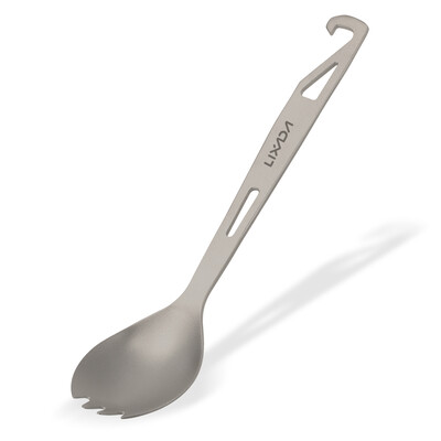 Lixada Titanium Spork with Bottle Opener Lightweight Outdoor Dinner Spoon Fork for Travel Camping Backpacking
Lixada Titanium Spork with Bottle Opener Lightweight Outdoor Dinner Spoon Fork for Travel Camping Backpacking