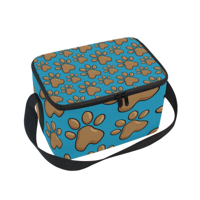 ALAZA Insulated Lunch Box Pet Paws Lunch Bag for Men Women Portable Tote Bag Cooler Bag
ALAZA Insulated Lunch Box Pet Paws Lunch Bag for Men Women Portable Tote Bag Cooler Bag