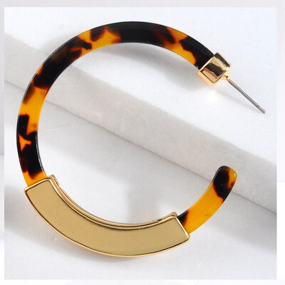 NeillieN C-shaped acetic acid plate earrings womens fashion double-sided alloy sheet acrylic EarringsRound Earrings
NeillieN C-shaped acetic acid plate earrings womens fashion double-sided alloy sheet acrylic EarringsRound Earrings