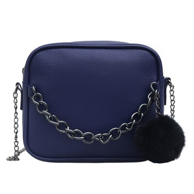 Women Messenger Bag Chains PU Leather Shoulder Bag Vintage Small Mini Flap Bag Fur Ball Decor Bolsas Crossbody Handbags
Women Messenger Bag Chains PU Leather Shoulder Bag Vintage Small Mini Flap Bag Fur Ball Decor Bolsas Crossbody Handbags