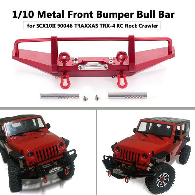 110 Metal Front Bumper Bull Bar for SCX10II 90046 TRAXXAS TRX-4 RC Car Off-road Rock Crawler
110 Metal Front Bumper Bull Bar for SCX10II 90046 TRAXXAS TRX-4 RC Car Off-road Rock Crawler