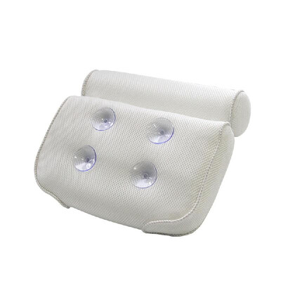 3D Air Soft Bath Pillow Mesh Bathtub Pillows Powerful Suction Cups Non-slip Bathroom SPA Supplies Back&Shoulder Support-White
3D Air Soft Bath Pillow Mesh Bathtub Pillows Powerful Suction Cups Non-slip Bathroom SPA Supplies Back&Shoulder Support-White