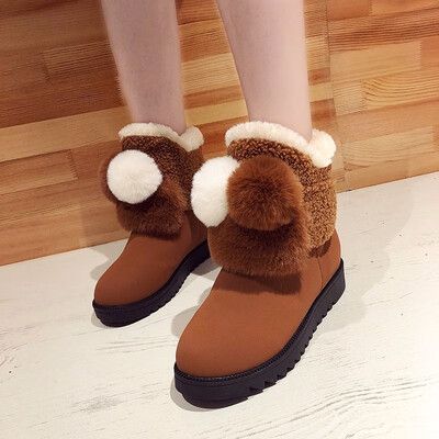 New Fashion Winter Ankle Women Boots Plush Warm Lady Shoe Plus Size Easy Wear Up Girls Snow Boots Size36-40
New Fashion Winter Ankle Women Boots Plush Warm Lady Shoe Plus Size Easy Wear Up Girls Snow Boots Size36-40