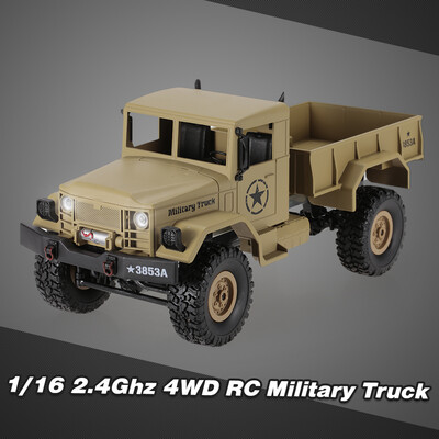 HENG LONG 3853A 116 Off-Road RC Military Truck 4WD Rock Crawler Car Gift for Kids RTR
HENG LONG 3853A 116 Off-Road RC Military Truck 4WD Rock Crawler Car Gift for Kids RTR