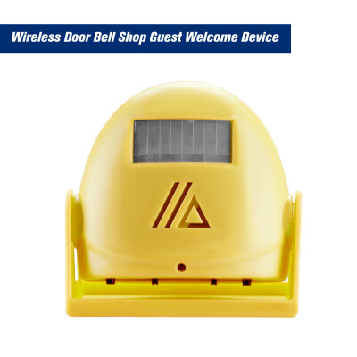 Wireless Door Bell Shop Guest Welcome Device Infrared Motion Sensor Home Anti-theft AlarmYellow
Wireless Door Bell Shop Guest Welcome Device Infrared Motion Sensor Home Anti-theft AlarmYellow