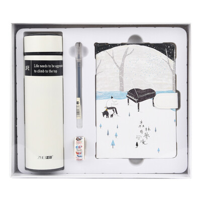 Zhengcai ZNCI student travel account book insulation cup gift box containing neutral pen hand account tape girl heart creative gift cup set student stationery gift set 4332 white
Zhengcai ZNCI student travel account book insulation cup gift box containing neutral pen hand account tape girl heart creative gift cup set student stationery gift set 4332 white