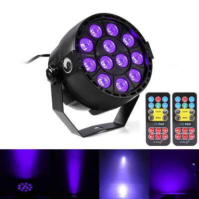 UKing 36W 12 Leds Purple Par Light Auto Dmx Sound Active Stage Effect Lighting with 2 Remote Control
UKing 36W 12 Leds Purple Par Light Auto Dmx Sound Active Stage Effect Lighting with 2 Remote Control