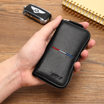 Golf GOLF first layer leather key bag business mens zipper key bag mens large capacity car key bag Q9BV41979J black
Golf GOLF first layer leather key bag business mens zipper key bag mens large capacity car key bag Q9BV41979J black