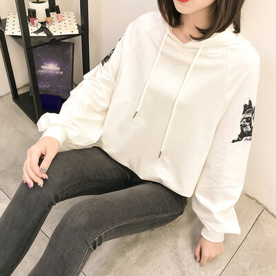 CITYPLUS 2019 new bf thin cartoon printing lantern sleeve hooded pullover sweater female CWWY191223 white
CITYPLUS 2019 new bf thin cartoon printing lantern sleeve hooded pullover sweater female CWWY191223 white