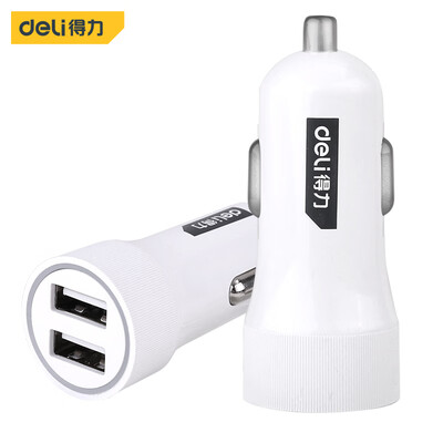 Deli deli car charger car charger 36A smart fast charge cigarette lighter dual USB one for two car fast charging pearl white DL8053
Deli deli car charger car charger 36A smart fast charge cigarette lighter dual USB one for two car fast charging pearl white DL8053