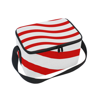 ALAZA Insulated Lunch Box Red Wavy Lunch Bag for Men Women Portable Tote Bag Cooler Bag
ALAZA Insulated Lunch Box Red Wavy Lunch Bag for Men Women Portable Tote Bag Cooler Bag
