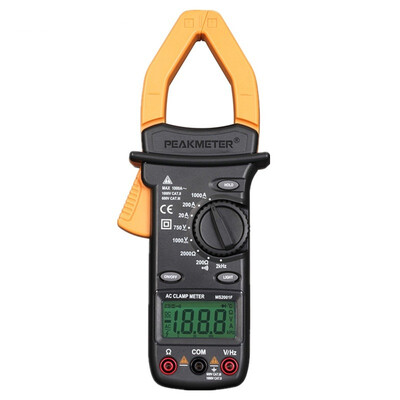 MASTECH MS2001F 312 bit AC Digital Clamp Meter Ammeter Voltmeter Ohm Continuity Diode Test
MASTECH MS2001F 312 bit AC Digital Clamp Meter Ammeter Voltmeter Ohm Continuity Diode Test