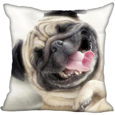 Pug Pillow Cover Bedroom Home Office Decorative Pillowcase Square Zipper Pillow Cases Satin Fabric No Fade
Pug Pillow Cover Bedroom Home Office Decorative Pillowcase Square Zipper Pillow Cases Satin Fabric No Fade