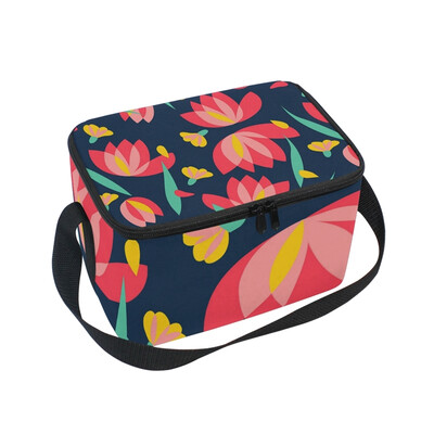 ALAZA Lunch Box Red Cute Flower Insulated Lunch Bag Large Cooler Tote Bagfor Men Women
ALAZA Lunch Box Red Cute Flower Insulated Lunch Bag Large Cooler Tote Bagfor Men Women