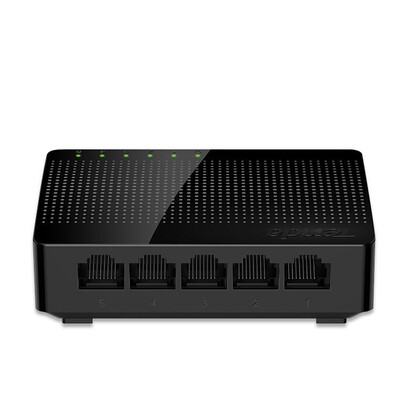 SG105 five gigabit Ethernet switch wireless router monitor shunt