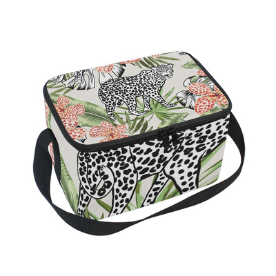 ALAZA Lunch Box Insulated Leopard Animals Lunch Bag Large Cooler Tote Bagfor Men Women
ALAZA Lunch Box Insulated Leopard Animals Lunch Bag Large Cooler Tote Bagfor Men Women