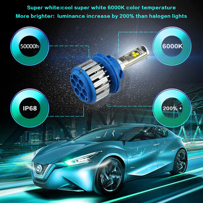 1Pair 12v Car Headlights Bulb Super Bright auxiliary lamp H4 LED Hi Lo Beam H1 H7 H11 H13 9004 80W Car Head Lamp Auto fog Light
1Pair 12v Car Headlights Bulb Super Bright auxiliary lamp H4 LED Hi Lo Beam H1 H7 H11 H13 9004 80W Car Head Lamp Auto fog Light