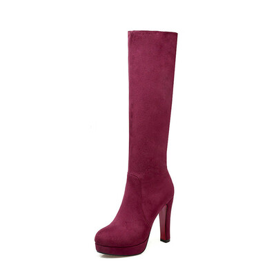 IDIFU Womens Sexy Faux Suede Plain Round Toe Chunky High Heel Platform Side Zipper Under Knee High Biker Boots Shoes
IDIFU Womens Sexy Faux Suede Plain Round Toe Chunky High Heel Platform Side Zipper Under Knee High Biker Boots Shoes