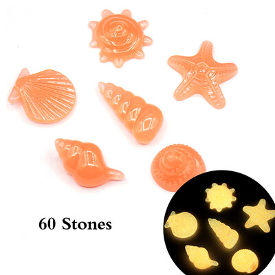 60pcsBag DIY Home Decor Luminous Sea Conch Shell Starfish Glow in Dark Colorful Pebbles Rocks Stone for Aquarium Fish Tank
60pcsBag DIY Home Decor Luminous Sea Conch Shell Starfish Glow in Dark Colorful Pebbles Rocks Stone for Aquarium Fish Tank