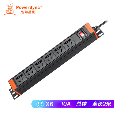 Baoer Xingke PDU Cabinet Power Outlet Strip Plug Terminal Block Switch 10A6 Black 2 Meter PS-1006B MD6A0020
Baoer Xingke PDU Cabinet Power Outlet Strip Plug Terminal Block Switch 10A6 Black 2 Meter PS-1006B MD6A0020