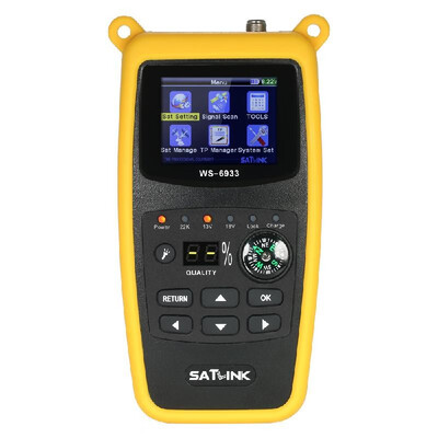 SATLINK WS6933 Digital Satellite Finder Meter with Compass Digital Satellite Signal Finder Meter with LCD Display