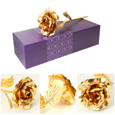 Beautiful Gold-Plated Rose Elegant Everlasting Rose Flower Unique Anniversary Birthday Gift
Beautiful Gold-Plated Rose Elegant Everlasting Rose Flower Unique Anniversary Birthday Gift