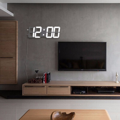 3D DIY Wall Clock Large Table Clock LED Digital Automatic Sensor Light Jumbo Wall Clock Huge Screen Display White
3D DIY Wall Clock Large Table Clock LED Digital Automatic Sensor Light Jumbo Wall Clock Huge Screen Display White