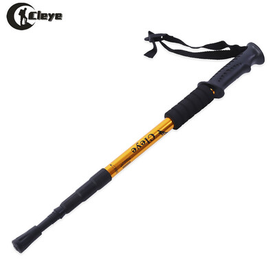 CLEYE 4 Joint Anti-shock Trekking Straight Shank Alpenstock Walking Stick with Mud Tray
CLEYE 4 Joint Anti-shock Trekking Straight Shank Alpenstock Walking Stick with Mud Tray