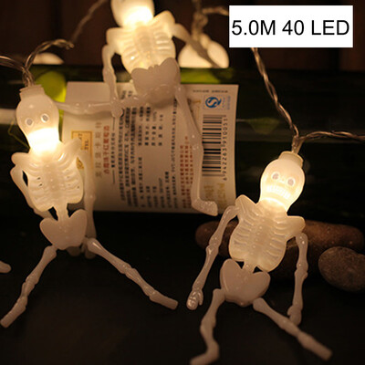 UpperX 1pcs Halloween Decor String Lights40 LED Skull Skeleton lightHalloween Decors Props for Home Event Party Decor Supplies
UpperX 1pcs Halloween Decor String Lights40 LED Skull Skeleton lightHalloween Decors Props for Home Event Party Decor Supplies