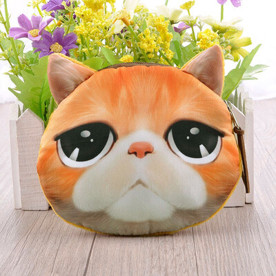 New Casual Handbag Purse Cute Fashion Women Coin Purse Cat Animal Print Mini Wallet Zipper Closure Small Clutch Bag
New Casual Handbag Purse Cute Fashion Women Coin Purse Cat Animal Print Mini Wallet Zipper Closure Small Clutch Bag