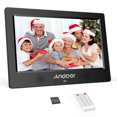 Andoer 101 Inch Digital Photo Picture Frame 1024600 Resolution TFT-LED Screen Support CalendarClockAlarm ClockPhotoMusicVid
Andoer 101 Inch Digital Photo Picture Frame 1024600 Resolution TFT-LED Screen Support CalendarClockAlarm ClockPhotoMusicVid