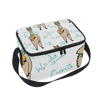 ALAZA Lunch Box Math Teacher Llama Insulated Lunch Bag Large Cooler Tote Bagfor Men Women
ALAZA Lunch Box Math Teacher Llama Insulated Lunch Bag Large Cooler Tote Bagfor Men Women