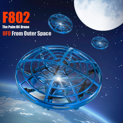 F802 Mini Infrared Induction Hand Control UFO Altitude Hold RC Training Drone Quadcopter for Boy Kids Toy Gift
F802 Mini Infrared Induction Hand Control UFO Altitude Hold RC Training Drone Quadcopter for Boy Kids Toy Gift