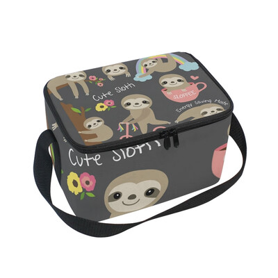 ALAZA Lunch Box Insulated Cute Baby Sloth Lunch Bag Large Cooler Tote Bagfor Men Women
ALAZA Lunch Box Insulated Cute Baby Sloth Lunch Bag Large Cooler Tote Bagfor Men Women