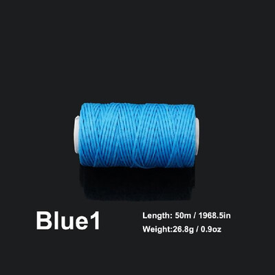10mm 50 Meters Long Flat Waxed Thread Waxed String for Leather Sewing