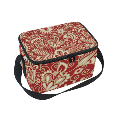 ALAZA Lunch Box Insulated Lunch Bag Large Cooler Tote Bag Vintage Red for Men Women Girls Boys
ALAZA Lunch Box Insulated Lunch Bag Large Cooler Tote Bag Vintage Red for Men Women Girls Boys