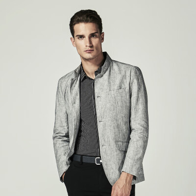 Jinba K-boxing jacket mens trend long jacket mens handsome thin jacket spring mens clothing BKZL1513 light gray 175
Jinba K-boxing jacket mens trend long jacket mens handsome thin jacket spring mens clothing BKZL1513 light gray 175
