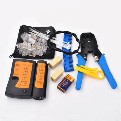 Portable Ethernet Network Hardware Tool Network LAN Cable Crimper Pliers Tools Kit Network Repair Tool Set Dual-use Network Cables
Portable Ethernet Network Hardware Tool Network LAN Cable Crimper Pliers Tools Kit Network Repair Tool Set Dual-use Network Cables