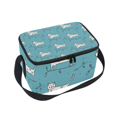 ALAZA Insulated Lunch Box Cute Little Cats Lunch Bag for Men Women Portable Tote Bag Cooler Bag
ALAZA Insulated Lunch Box Cute Little Cats Lunch Bag for Men Women Portable Tote Bag Cooler Bag