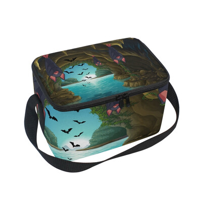 ALAZA Lunch Box Insulated Bat Under The Hole Lunch Bag Large Cooler Tote Bagfor Men Women
ALAZA Lunch Box Insulated Bat Under The Hole Lunch Bag Large Cooler Tote Bagfor Men Women