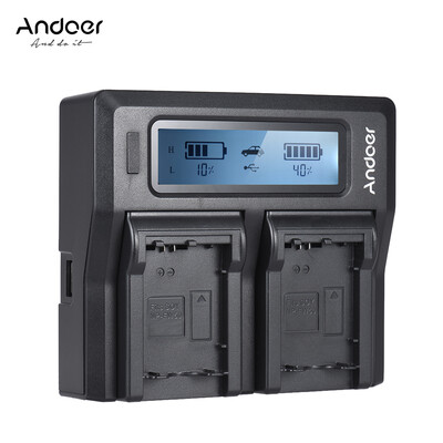 Andoer NP-FZ100 Dual Channel LCD Camera Battery Charger for Sony A7III A9 A7RIII A7SIII
Andoer NP-FZ100 Dual Channel LCD Camera Battery Charger for Sony A7III A9 A7RIII A7SIII