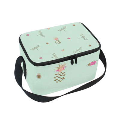 ALAZA Insulated Lunch Box Dragonfly And Pineapple Lunch Bag for Men Women Portable Tote Bag Cooler Bag
ALAZA Insulated Lunch Box Dragonfly And Pineapple Lunch Bag for Men Women Portable Tote Bag Cooler Bag