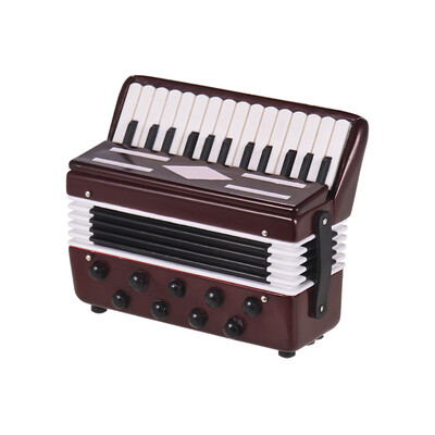 Mini Accordion Model Exquisite Desktop Musical Instrument Decoration Ornaments Musical Gift with Delicate Box
Mini Accordion Model Exquisite Desktop Musical Instrument Decoration Ornaments Musical Gift with Delicate Box