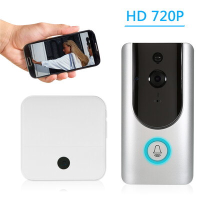 HD 720P WiFi Smart Wireless Security Doorbell Smart Visual Intercom Recording Video Door Phone Night Vision Mobile Cruise Remote
HD 720P WiFi Smart Wireless Security Doorbell Smart Visual Intercom Recording Video Door Phone Night Vision Mobile Cruise Remote
