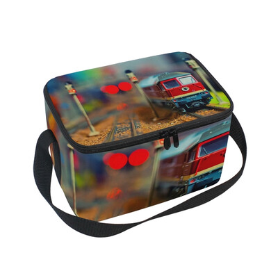 ALAZA Lunch Box Insulated Trains And Tracks Lunch Bag Large Cooler Tote Bagfor Men Women
ALAZA Lunch Box Insulated Trains And Tracks Lunch Bag Large Cooler Tote Bagfor Men Women