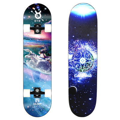 COOL BOARD skateboard beginners youth adult brush street travel double rocker boys&girls four-wheel flash scooter constellation Taurus - flash wheel
COOL BOARD skateboard beginners youth adult brush street travel double rocker boys&girls four-wheel flash scooter constellation Taurus - flash wheel