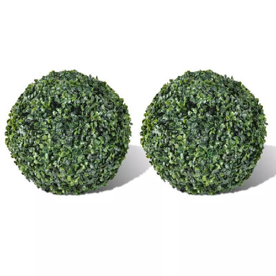 Boxwood Ball Artificial Leaf Topiary Ball 106" 2 pcs