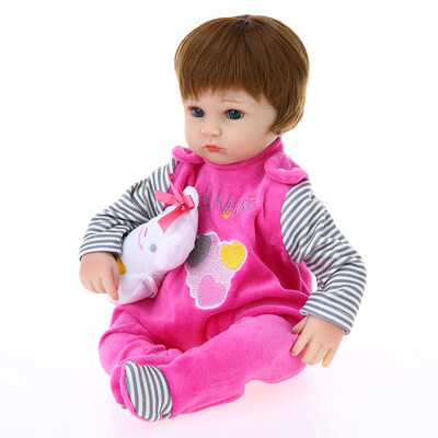 16inch 41cm Silicone PP Filling Reborn Toddler Baby Doll Girl Body Boneca With Clothes Blue Eyes Lifelike Cute Gifts Toy
16inch 41cm Silicone PP Filling Reborn Toddler Baby Doll Girl Body Boneca With Clothes Blue Eyes Lifelike Cute Gifts Toy